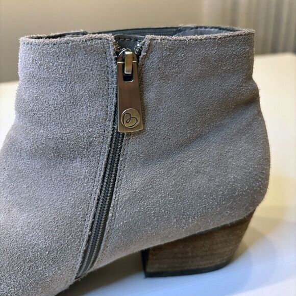 Blondo Women's‎ Grey Suede Leather Waterproof 2" Block Heel Booties US Size 9 M - Picture 5 of 12